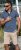 D555 Coventry AOP Polo Shirt Jacquard Collar & Ribbed Cuffs Navy - Πόλο μπλουζάκια - Aνδρικά μπλουζακια πολο μεγάλα μεγέθη