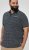 D555 Coventry AOP Polo Shirt Jacquard Collar & Ribbed Cuffs Navy - Πόλο μπλουζάκια - Aνδρικά μπλουζακια πολο μεγάλα μεγέθη