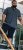 D555 Coventry AOP Polo Shirt Jacquard Collar & Ribbed Cuffs Navy - Πόλο μπλουζάκια - Aνδρικά μπλουζακια πολο μεγάλα μεγέθη