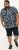 D555 Halifax AOP Hawaiian Print Short Sleeve Polo Blue - Μακό μπλουζάκια - Aνδρικά μπλουζεσ μεγάλα μεγέθη
