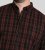 D555 Horsham Long Sleeve Shirt with Chest Pocket Burgundy/Black Check - Πουκάμισα - Aνδρικά πουκαμισα μεγαλα μεγάλα μεγέθη