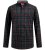D555 Horsham Long Sleeve Shirt with Chest Pocket Burgundy/Black Check - Πουκάμισα - Aνδρικά πουκαμισα μεγαλα μεγάλα μεγέθη