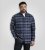 D555 Shrewsbury Long Sleeve with Chest Pocket Blue/Navy Check TALL SIZES - Πουκάμισα - Aνδρικά πουκαμισα μεγαλα μεγάλα μεγέθη