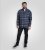 D555 Shrewsbury Long Sleeve with Chest Pocket Blue/Navy Check TALL SIZES - Πουκάμισα - Aνδρικά πουκαμισα μεγαλα μεγάλα μεγέθη