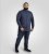 D555 Middlesbrough Long Sleeve AOP Micro Blue Shirt Navy - Πουκάμισα - Aνδρικά πουκαμισα μεγαλα μεγάλα μεγέθη