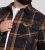D555 Aldershot Long Sleeve Heavy Shacket Overshirt Tan/Navy Check - Πουκάμισα - Aνδρικά πουκαμισα μεγαλα μεγάλα μεγέθη