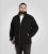 D555 Louth Micro Fleece Jacket with Sherpa Lining Black - Μπουφάν - Aνδρικά μπουφαν μεγάλα μεγέθη