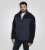 D555 Northampton Hybrid Sherpa Quilted Micro Fleece Jacket Navy - Μπουφάν - Aνδρικά μπουφαν μεγάλα μεγέθη