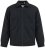 D555 Epsom Harrington Jacket with Zip Through Collared Melton Black - Μπουφάν - Aνδρικά μπουφαν μεγάλα μεγέθη