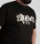 D555 Ginza Tokyo with Dragon Crew Neck T-shirt Black - Μακό μπλουζάκια - Aνδρικά μπλουζεσ μεγάλα μεγέθη