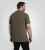 D555 Stockton Gorilla Playing Drums Crew Neck T-Shirt Khaki - Μακό μπλουζάκια - Aνδρικά μπλουζεσ μεγάλα μεγέθη