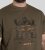 D555 Stockton Gorilla Playing Drums Crew Neck T-Shirt Khaki - Μακό μπλουζάκια - Aνδρικά μπλουζεσ μεγάλα μεγέθη