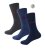 D555 Harold 2 Multi Color Pack of 3 Extra Wide Comfort Fit Socks - Εσώρουχα/Μαγιό - Aνδρικά Εσώρουχα μεγάλα μεγέθη