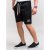 D555 Harvey Fleece Shorts Black - Αθλητικές φόρμες/σορτσάκια - Αθλητικές Φόρμες ανδρικεσ μεγάλα μεγέθη