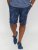 D555 Panther Hawaiian Leaf Ao Print Stretch Chino Shorts - Σορτς - Aνδρικεσ βερμουδεσ μεγαλα μεγάλα μεγέθη