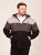 D555 Fitzgerald Zip Through Hoody With Cut & Sew Panels Μαύρο - φούτερ/Φούτερ με κουκούλα - φούτερ/Φούτερ με κουκούλα ανδρικά μεγάλα μεγέθη 
