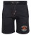 D555 HARLOW Jersey Shorts Black Twist - Αθλητικές φόρμες/σορτσάκια - Αθλητικές Φόρμες ανδρικεσ μεγάλα μεγέθη