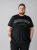 Jack & Jones CALEB VARSITY O-Neck T-Shirt Black - Μακό μπλουζάκια - Aνδρικά μπλουζεσ μεγάλα μεγέθη