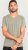 D555 Signature V-neck T-shirt Khaki - Μακό μπλουζάκια - Aνδρικά μπλουζεσ μεγάλα μεγέθη