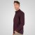 Double Outfitters GS-5225 Πουκάμισο Oxford Μπορντό - Πουκάμισα - Aνδρικά πουκαμισα μεγαλα μεγάλα μεγέθη