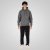 Double Outfitters MPAN-6058 Παντελόνι φόρμας Μαύρο - Αθλητικές φόρμες/σορτσάκια - Αθλητικές Φόρμες ανδρικεσ μεγάλα μεγέθη