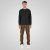 Double Outfitters MTOP-1141 Φούτερ Σκούρο πράσινο - φούτερ/Φούτερ με κουκούλα - φούτερ/Φούτερ με κουκούλα ανδρικά μεγάλα μεγέθη 