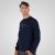 Double Outfitters MTOP-1151 Φούτερ Μπλε μαρέν - φούτερ/Φούτερ με κουκούλα - φούτερ/Φούτερ με κουκούλα ανδρικά μεγάλα μεγέθη 