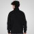 Double Outfitters MTOP-1158 Ζακέτα φούτερ με φερμουάρ Μαύρο - φούτερ/Φούτερ με κουκούλα - φούτερ/Φούτερ με κουκούλα ανδρικά μεγάλα μεγέθη 
