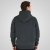 Double Outfitters MTOP-1160 Φούτερ με κουκούλα και φερμουάρ Σκούρο πράσινο - φούτερ/Φούτερ με κουκούλα - φούτερ/Φούτερ με κουκούλα ανδρικά μεγάλα μεγέθη 
