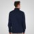 Double Outfitters MTOP-1163 Φούτερ με μισό φερμουάρ Μπλε μαρέν - φούτερ/Φούτερ με κουκούλα - φούτερ/Φούτερ με κουκούλα ανδρικά μεγάλα μεγέθη 