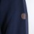 Double Outfitters MTOP-1163 Φούτερ με μισό φερμουάρ Μπλε μαρέν - φούτερ/Φούτερ με κουκούλα - φούτερ/Φούτερ με κουκούλα ανδρικά μεγάλα μεγέθη 