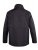 D555 Fargo Five Pocket Jacket With Ribbed Neck and Inner Quilting Black - Μπουφάν - Aνδρικά μπουφαν μεγάλα μεγέθη