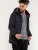 D555 Lonsdale Parka Style Jacket With Embroidery Patch On Sleeve Black - Μπουφάν - Aνδρικά μπουφαν μεγάλα μεγέθη