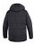 D555 Lonsdale Parka Style Jacket With Embroidery Patch On Sleeve Black - Μπουφάν - Aνδρικά μπουφαν μεγάλα μεγέθη
