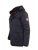 D555 Lonsdale Parka Style Jacket With Embroidery Patch On Sleeve Black - Μπουφάν - Aνδρικά μπουφαν μεγάλα μεγέθη