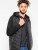 D555 Thorpe Hooded Quilted Jacket With Fleece Sleeves And Removable Fleece Hood - Μπουφάν - Aνδρικά μπουφαν μεγάλα μεγέθη