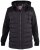 D555 Hampshire Hooded Quilted Jacket Black - Μπουφάν - Aνδρικά μπουφαν μεγάλα μεγέθη