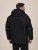 D555 Jamie Soft Shell Detachable Hood Padded Jacket Μαύρο - Μπουφάν - Aνδρικά μπουφαν μεγάλα μεγέθη