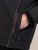 D555 Jamie Soft Shell Detachable Hood Padded Jacket Μαύρο - Μπουφάν - Aνδρικά μπουφαν μεγάλα μεγέθη