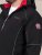 D555 Jamie Soft Shell Detachable Hood Padded Jacket Μαύρο - Μπουφάν - Aνδρικά μπουφαν μεγάλα μεγέθη