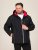 D555 Jamie Soft Shell Detachable Hood Padded Jacket Μαύρο TALL - TALL Μπουφάν - Μπουφάν TALL για Ψηλούς Άνδρες