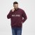 North Latitude Half Zip Φούτερ Μπορντό - φούτερ/Φούτερ με κουκούλα - φούτερ/Φούτερ με κουκούλα ανδρικά μεγάλα μεγέθη 