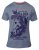 D555 CLAYTON Honolua Bay T-shirt Denim Marl - Μακό μπλουζάκια - Aνδρικά μπλουζεσ μεγάλα μεγέθη