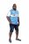 D555 ARYAN Florida Royal Racing Polo Blue/White - Πόλο μπλουζάκια - Aνδρικά μπλουζακια πολο μεγάλα μεγέθη