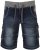 Kam Jeans Dito Denim Shorts Dark Used - Σορτς - Aνδρικεσ βερμουδεσ μεγαλα μεγάλα μεγέθη