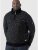 D555 REMINGTON Sweater With Woven Zipper Chest Pocket Black/Charcoal - φούτερ/Φούτερ με κουκούλα - φούτερ/Φούτερ με κουκούλα ανδρικά μεγάλα μεγέθη 