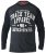 D555 KELTON Long Sleeve Raglan T-Shirt Charcoal/Black - Μακό μπλουζάκια - Aνδρικά μπλουζεσ μεγάλα μεγέθη
