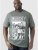 D555 RUEBEN NY City Print T-Shirt Khaki - Μακό μπλουζάκια - Aνδρικά μπλουζεσ μεγάλα μεγέθη