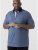 D555 SWANN Short Sleeve Stretch Polo Denim Melange - Πόλο μπλουζάκια - Aνδρικά μπλουζακια πολο μεγάλα μεγέθη