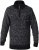 D555 REMINGTON Sweater With Woven Zipper Chest Pocket Black/Charcoal - φούτερ/Φούτερ με κουκούλα - φούτερ/Φούτερ με κουκούλα ανδρικά μεγάλα μεγέθη 